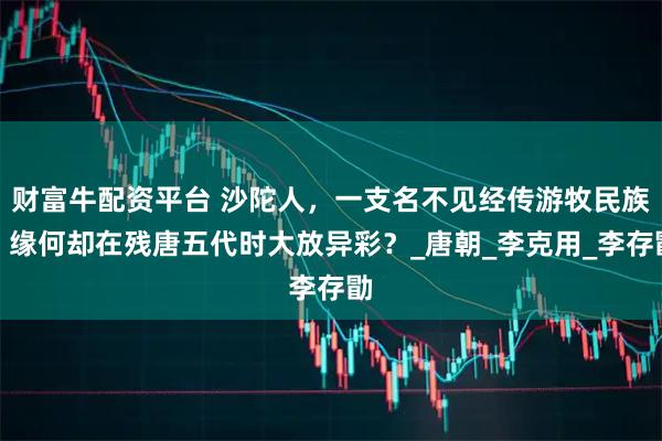 财富牛配资平台 沙陀人，一支名不见经传游牧民族，缘何却在残唐五代时大放异彩？_唐朝_李克用_李存勖